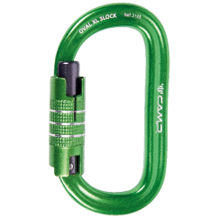 CAMP OVAL XL 3Lock carabiner - green