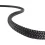 Static rope TEUFELBERGER PATRON PLUS - black