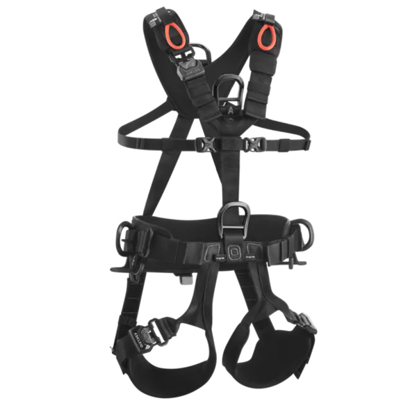 Teljes testhevederzet mellkasi mászógéppel EDELRID VERTIC TRIPLE LOCK BLACK