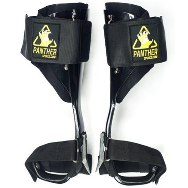 Tree climbing spurs PANTHER SPIKES ALU VELCRO black