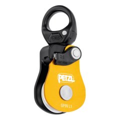 Simple pulley PETZL SPIN L1 yellow