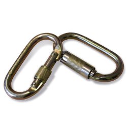 AT HEIGHT K10 STEEL OVAL TRIPLE 25 kN carabiner
