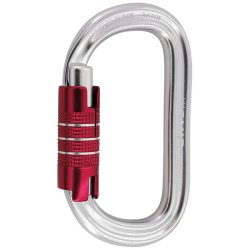 CAMP OVAL XL 3Lock carabiner - titanium gray