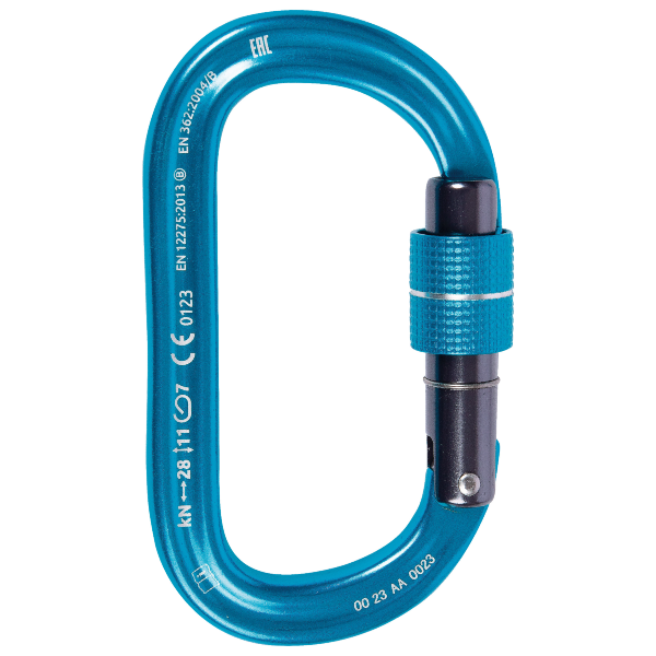 CAMP OVAL XL Lock carabiner  - blue