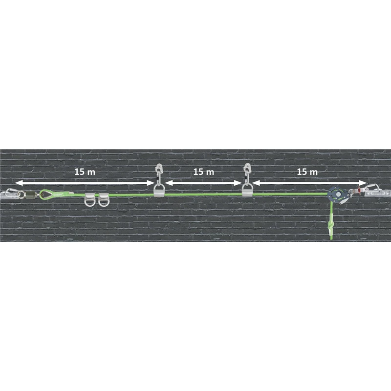 KRATOS SAFETY CROSS LINE 2 horizontal temporary lifeline