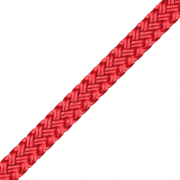 Rope ROPETEQ STD 8mm DYNEEMA-PES 35 kN - red