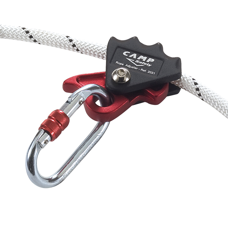 CAMP Rope Adjuster + CAMP Steel Oval Standard Lock