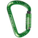 CAMP GUIDE XL 3Lock carabiner - green CAMP GUIDE XL 3Lock carabiner - green