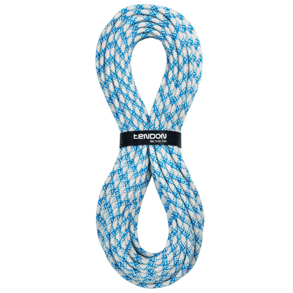 Speleologické lano Tendon Speleo 10.5 Special - modrá/biela 80 m