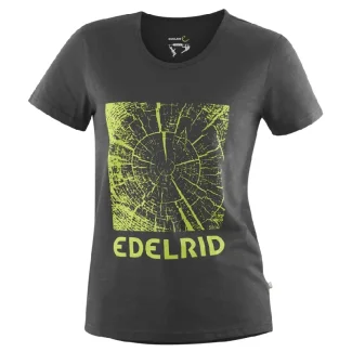 Dámské tričko EDELRID WO TIMBER T černá Dámské tričko EDELRID WO TIMBER T černá