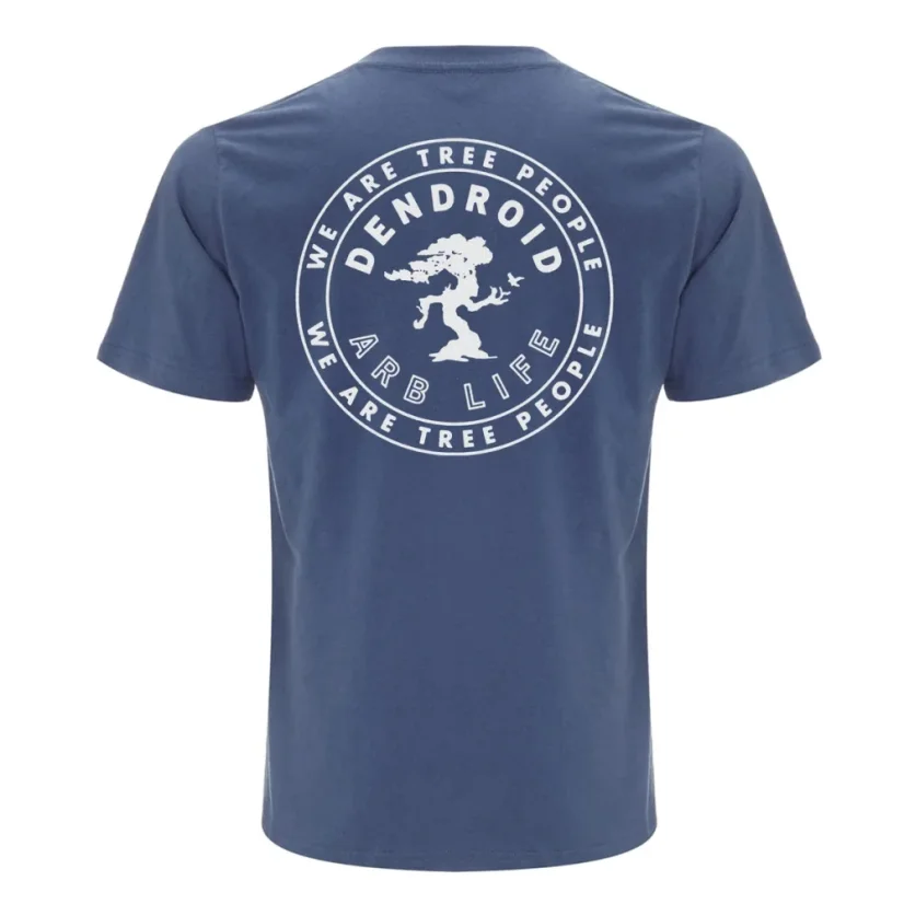 DENDROID WE ARE TREE PEOPLE T-shirt blue