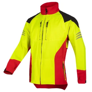 Pracovní bunda SIP PROTECTION 1SKO SHINOBI Hi-Vis žlutá/červená