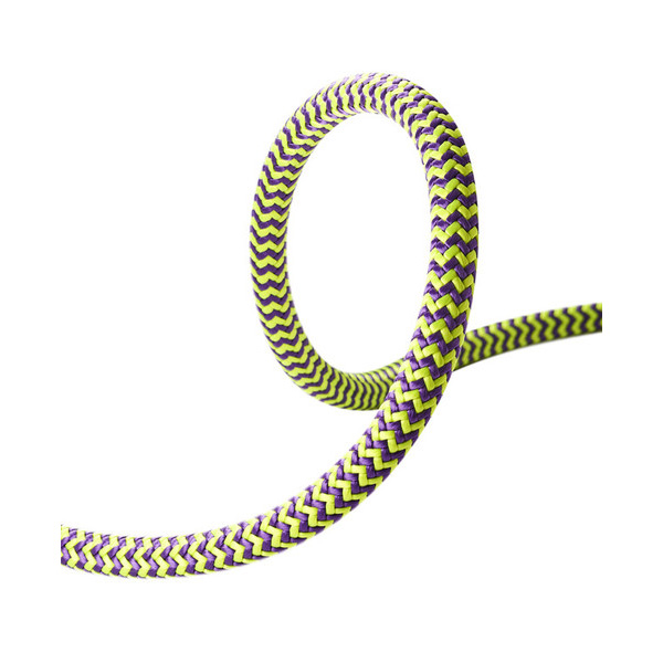 Arboristické lano EDELRID WOODPECKER 11,7 mm 1x oko fialová-žlutá - 70 m