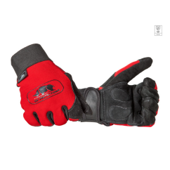 Antivibračné rukavice SIP PROTECTION LOGGER 2XA2 červeno-čierna