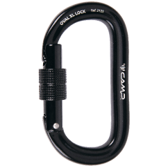 CAMP OVAL XL Lock carabiner  - black