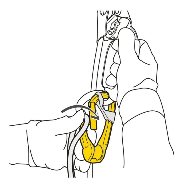 PETZL ROLLCLIP A Triact-Lock