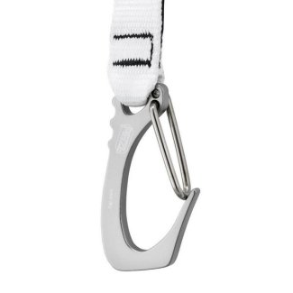 Knee brace PETZL KNEE ASCENT CLIP FOOT - with carabiner
