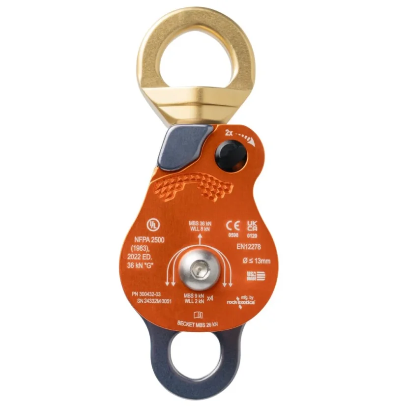 CMC PROSWIVEL PMP 1.5" double pulley