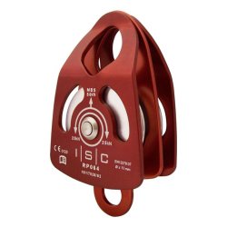 Kladka ISC DOUBLE RED - 50 kN