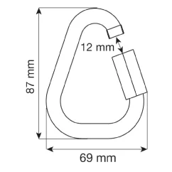 CAMP DELTA QUICK LINK STAINLESS - 10 mm