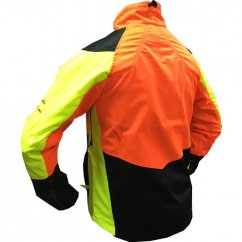 Protipořezová bunda FRANCITAL NEBIAS - HI-VIZ červená