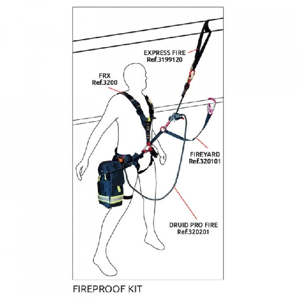 CAMP FRX full body fire resistant harness