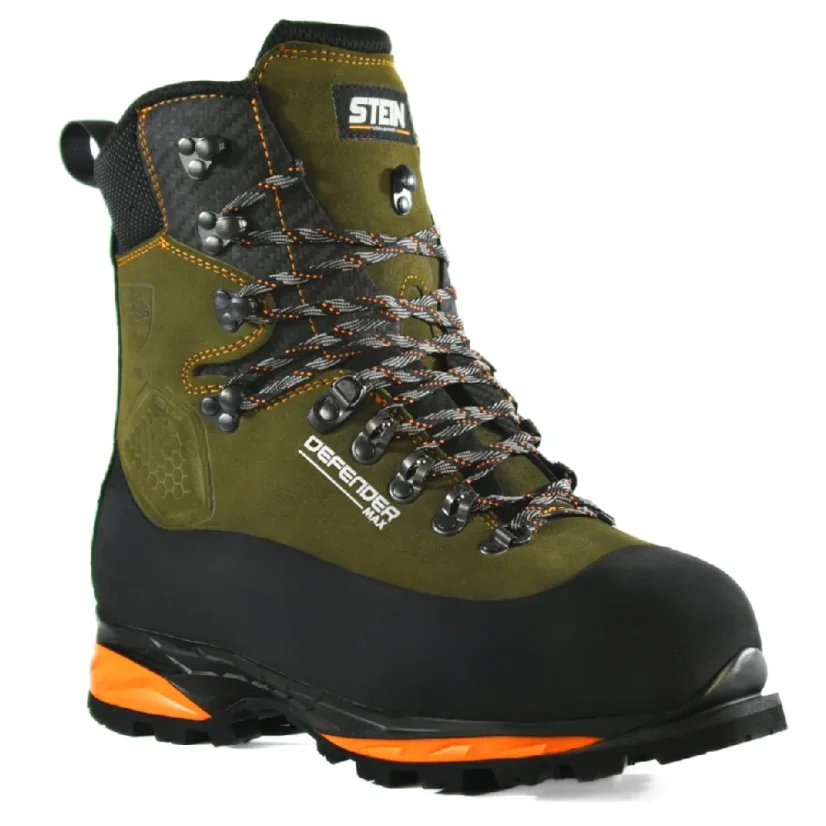 STEIN DEFENDER MAX V2 chainsaw boots - olive