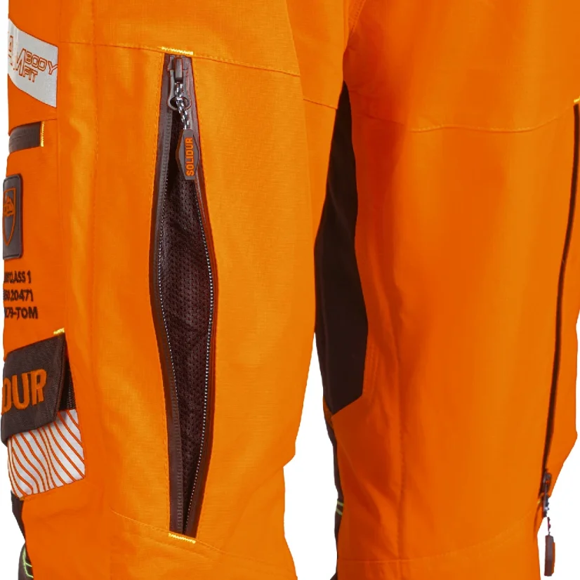 SOLIDUR ULTRALIGHT 1A Hi-Vis chainsaw trousers