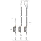 Tlumič pádu CLIMBING TECHNOLOGY FLEX-ABS 140 COMBI I - L 180cm