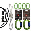 Arborist harness TEUFELBERGER treeMOTION PRO X + 6 carabiners + bag