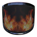Protective shield PROTOS INTEGRAL VISOR F39 - FLAMES
