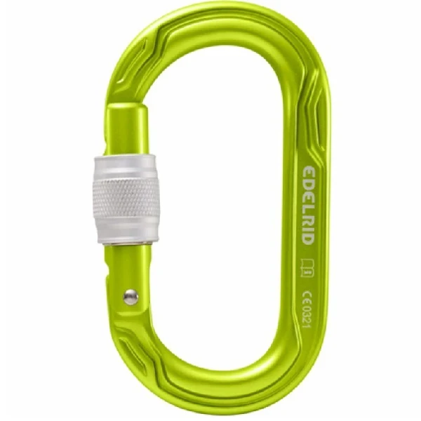 EDELRID OVAL POWER 2500 SCREW green