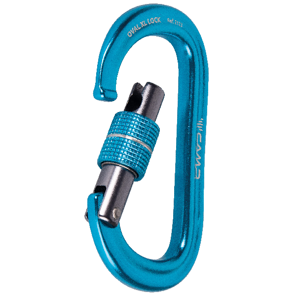 CAMP OVAL XL Lock carabiner  - blue