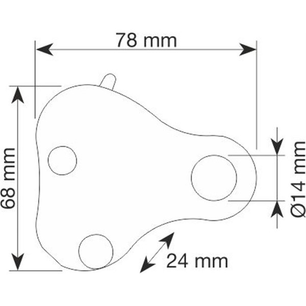 CAMP LIFT rope clamp with a toothless cam