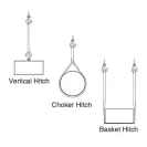 Hitch sling types