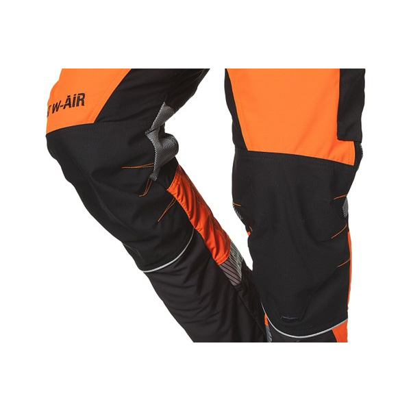 SIP PROTECTION 1SBW FOREST W-AIR TALL - 88 cm chainsaw pants Hi-Vis orange-black