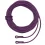 COURANT REBEL 11 mm rope with 2 sewn eyes - purple