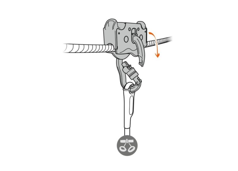 PETZL TRAC GUIDE LT tandem pulley