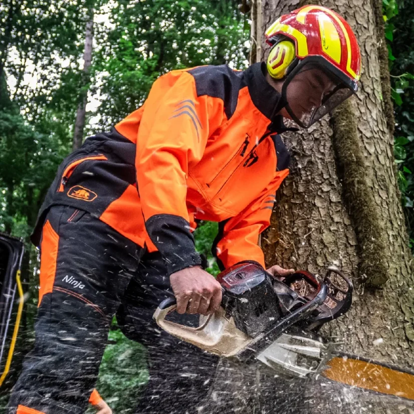 SIP PROTECTION 1SKO SHINOBI work jacket Hi-Vis orange/black