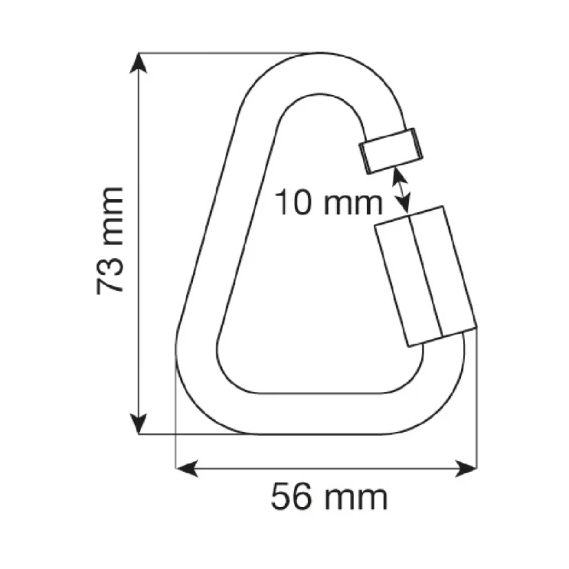 CAMP DELTA QUICK LINK STEEL - 8 mm