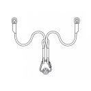 Dynamická slučka CMC PRO BULLNOSE LANYARD 22 kN