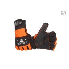 Protiporezové rukavice SIP PROTECTION 2XD2 - HiVis oranžová/černá