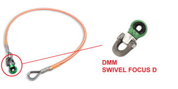 BEZPEČNOSTNÍ UPOZORNĚNÍ: TEUFELBERGER flipLine 12,5 mm DMM swivel