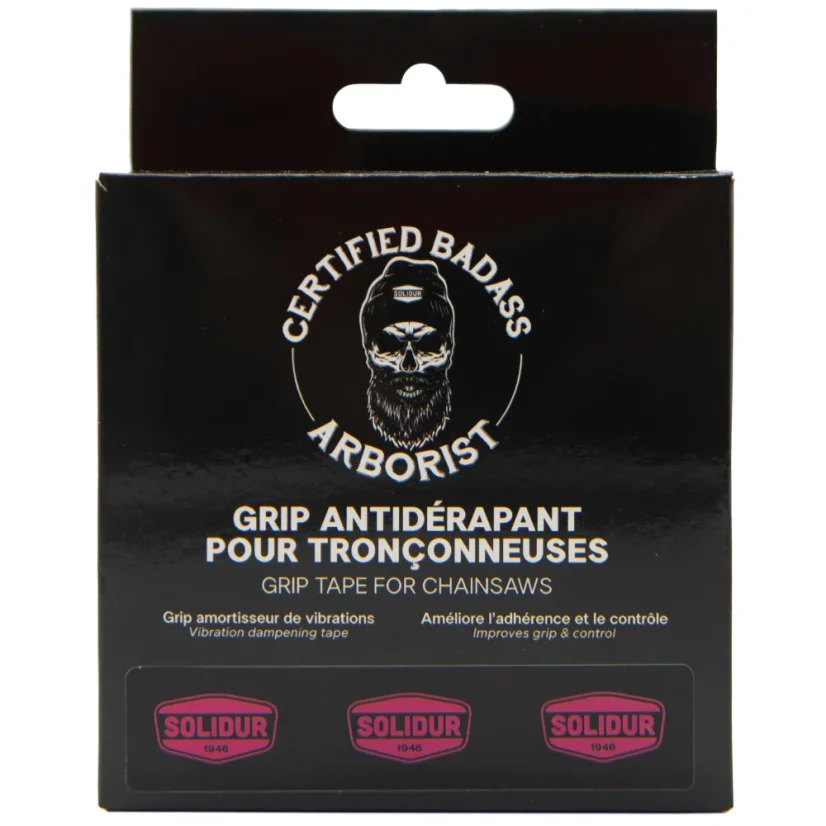 Protiskluzová páska SOLIDUR GRIP TAPE - černá/růžová