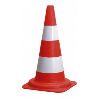 Výstražný kužeľ ČERVA - 54 cm
