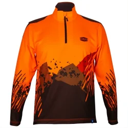 SOLIDUR SOLAR long-sleeve T-shirt – orange