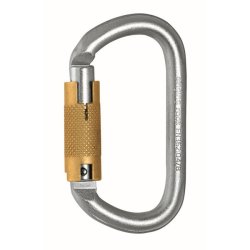 Oval carabiner SINGING ROCK STEEL Triple-Lock