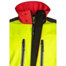 Softshell jacket with detachable sleeves SIP PROTECTION 1SWS FUYU - red/yellow