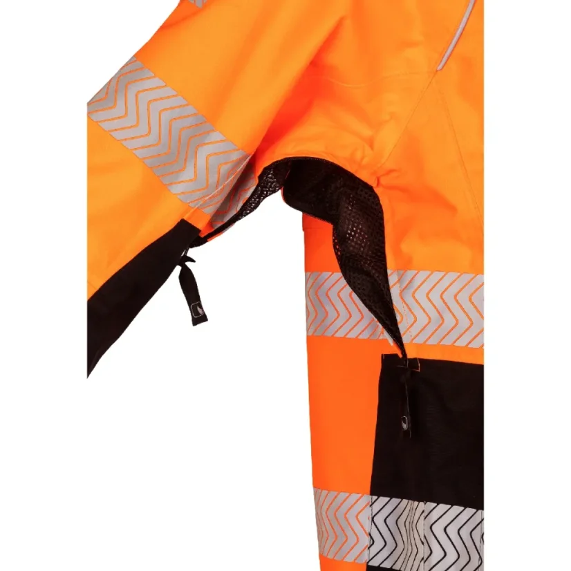 Waterproof work jacket SIP PROTECTION 1SMR KEIU HiVis REFLECTIVE
