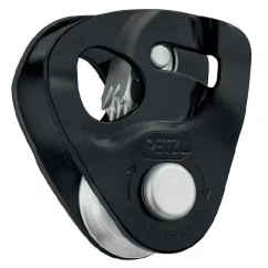 Capture pulley PETZL NANO TRAXION black